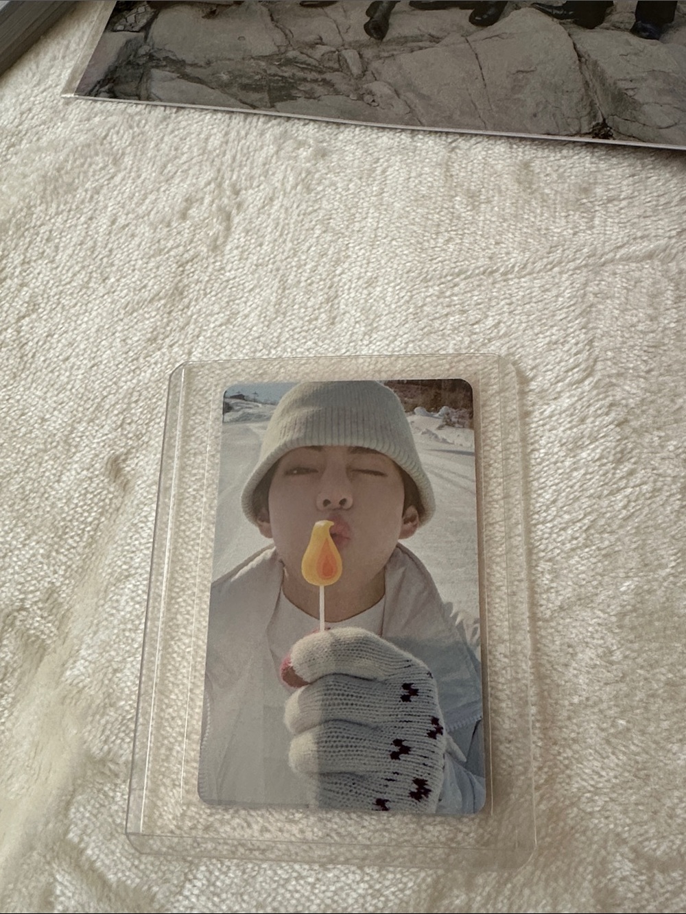 BTS 2021 Winter Package Purple Pouch with Photo Set | Taehyung | Jimin - Picture 4 of 13